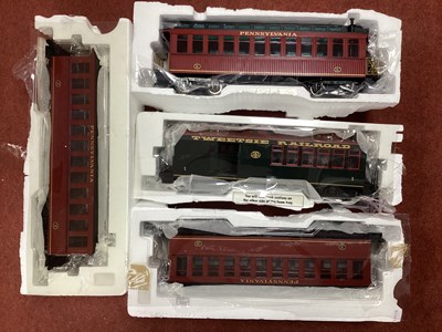 Lot 528 - Four G Scale American Railway Carriages,...