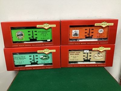 Lot 707 - Four Boxed Bachmann G Scale American Outline...