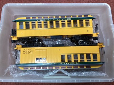 Lot 484 - Two Bachmann G Scale Virginia and Truckee RR...