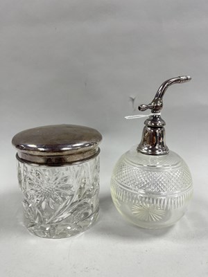 Lot 4 - An Art Deco Hallmarked Silver Topped Scent...