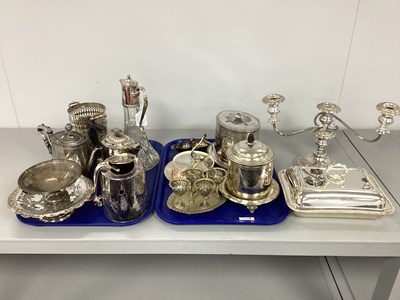 Lot 126 - Assorted Antique and Later Plated Ware,...