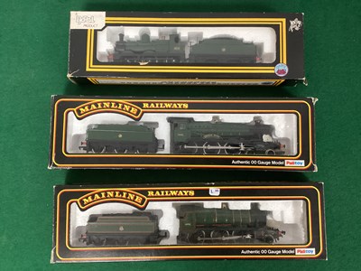 Lot 595 - Three OO Gauge Great Western tender...