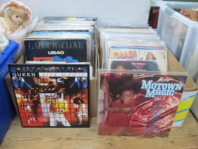 Lot 1174 - A Quantity of LPs and a Selection of 7"...