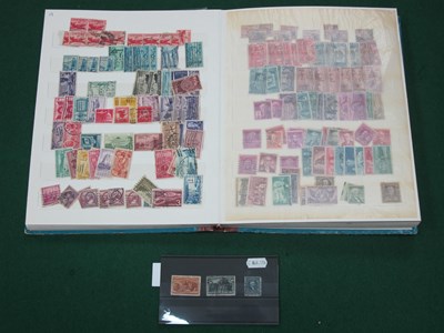 Lot 649 - Stamps: A large stockbook containing a...