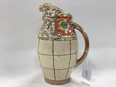 Lot 1219 - Charlotte Rhead Bursley Ware Art Deco Jug Vase,...