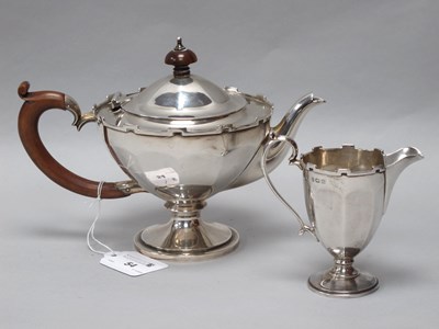 Lot 54 - A Hallmarked Silver Bachelors Tea Pot, ES...