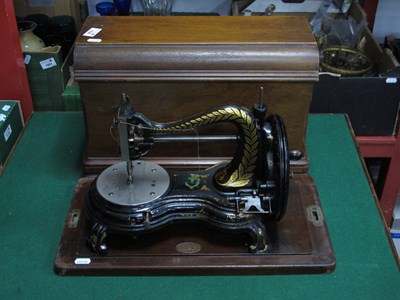 Lot 1038 - Late XIX Century Jones Swan Neck Sewing...