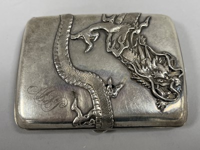 Lot 15 - A Vintage Chinese Style Cigarette Case, of...