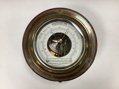 Lot 1317 - Veranderlich Circular Wall Barometer, in...