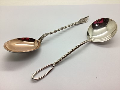 Lot 35 - A German Spoon, with plain bowl and twisted...