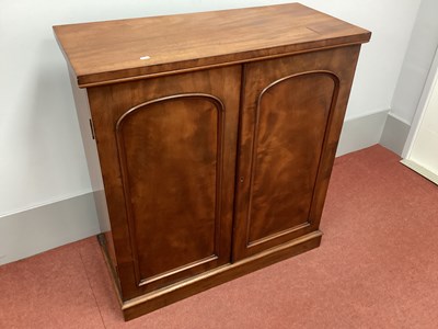 Lot 1501 - XIX Century Mahogany Cupboard with Twin Arch...