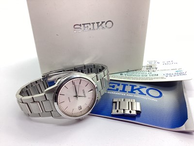 Lot 274 - Seiko; A Modern Gent's Wristwatch, the...