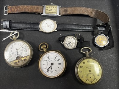 Lot 179 - Vintage and Modern Wristwatches, (damages),...