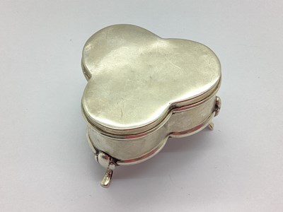 Lot 16 - An Early XX Century Hallmarked Silver Trefoil...