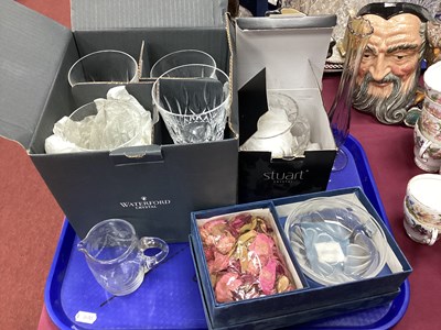 Lot 1265 - Waterford 'Lismore' Glass Goblets (x 4) in box....