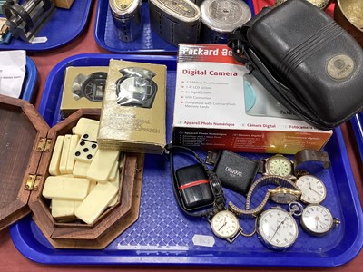 Lot 1392 - Gent's Wristwatches, ladie's fob watch,...