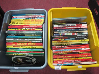 Lot 1048 - Two Boxes of Children's 1970s Annuals,...