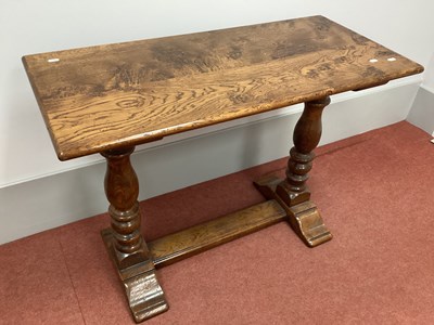 Lot 1499 - Oak Occasional Table, with rectangular top, on...