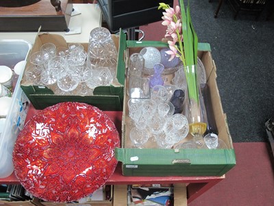 Lot 1062 - Cut Glassware, to include stemware, tumblers,...