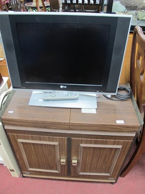 Lot 1516 - LG 20LA90 TV, with remote; Hostess Trolley...