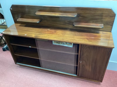 Lot 1493 - Mahogany Book Cabinet, with shaped shelved...