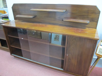 Lot 1476 - Mahogany Book Cabinet, with shaped shelved...