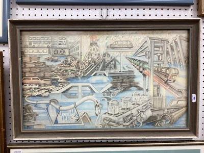 Lot 1447 - L.W Burley Jnr, Surrealism Transport and...