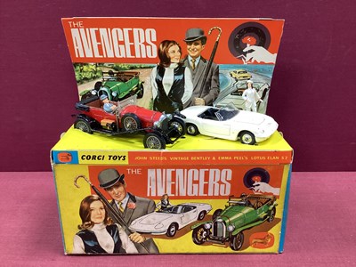 Lot 935 - Corgi Gift Set No 40 - The Avengers, including...