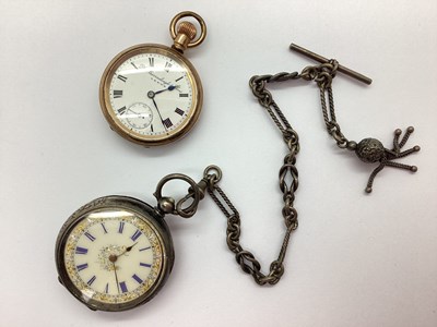 Lot 181 - An Antique Style Decorative Fob Watch, the...