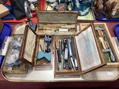 Lot 1362 - Moore-Wright No 206 Gauge, Moore-Wright tools,...