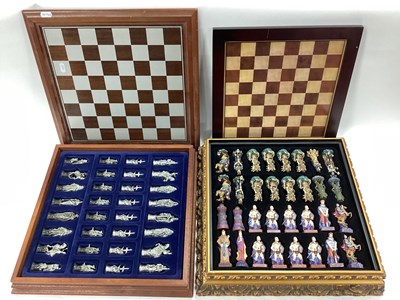 Lot 1429 - Chess Set with Medieval Chess Figures,...