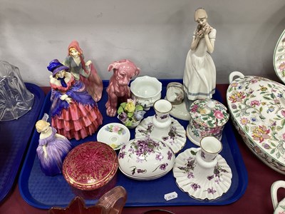 Lot 1134 - Three Doulton Figurines - Sweet Anne HN 1330,...