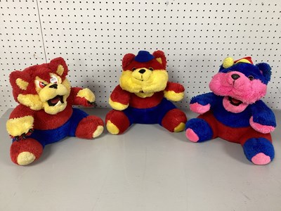 Lot 302 - Three 1983 Hornby WereBears Reversable Teddy...