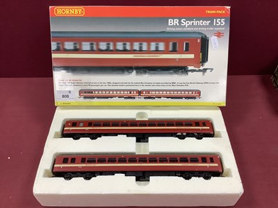 Lot 808 - Hornby 00 gauge BR Sprinter 155 Two-car Diesel...