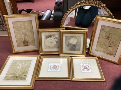 Lot 1475 - Seven Horticultural Prints, together with a...