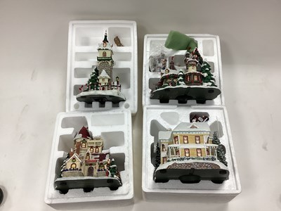 Lot 1436 - Four Hawthorne Village Christmas Scenes by...