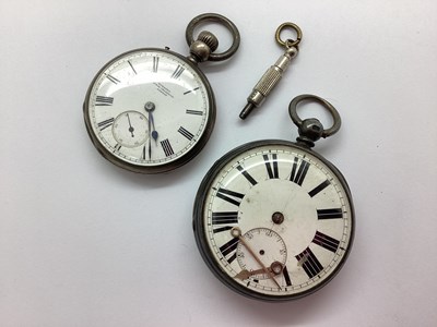 Lot 182 - A Hallmarked Silver Openface Pocketwatch, the...