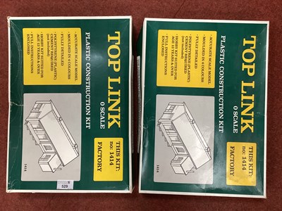 Lot 529 - Two O Gauge plastic Factory Building Kits by...