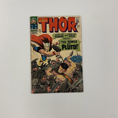 Lot 893 - The Mighty Thor #128 Marvel Comic, unfolded...