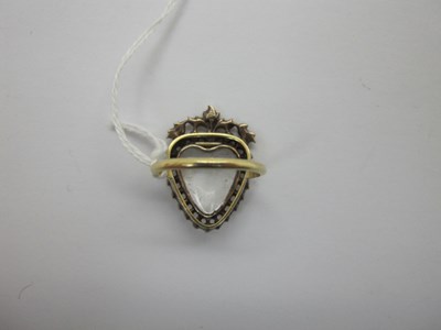 Lot 212 - A Decorative Antique Heart Shape Locket Ring,...