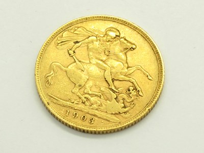 Lot 278 - Edward VII Sovereign, 1903.