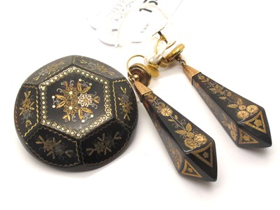 Lot 154 - A Victorian Tortoiseshell and Piqué Work...