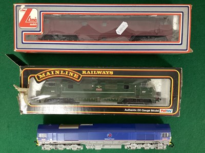 Lot 684 - Three 00 gauge Diesel locomotives by Mainline...