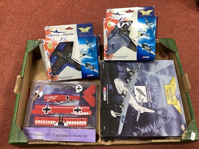 Lot 604 - Four Diecast Model Planes, including Corgi...