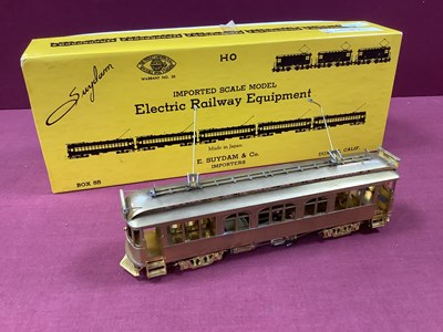 Lot 800 - A Suydam Japanese Brass HO Gauge model of...