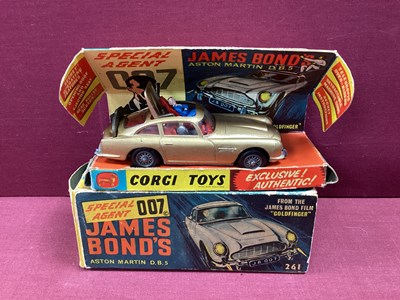 Lot 931 - An Original Corgi 261 James Bond Aston Martin...