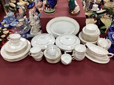 Lot 1213 - Royal Worcester 'Gold Chantilly' Dinner-Tea...