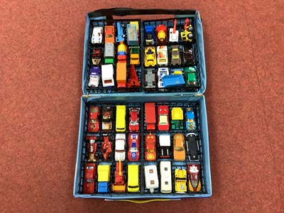 Lot 804 - A Circa 1970's Matchbox Carry Case containing...