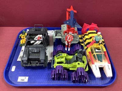 Lot 789 - Four Circa 1980's G.I. Joe Plastic Vehicles by...