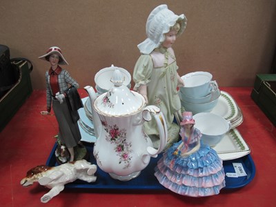 Lot 1003 - Royal Doulton Figure 'Chloe', Beswick figure...